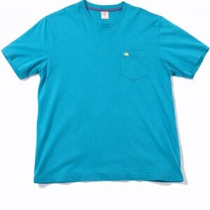 Brooks Brothers Aqua Short Sleeve Tee